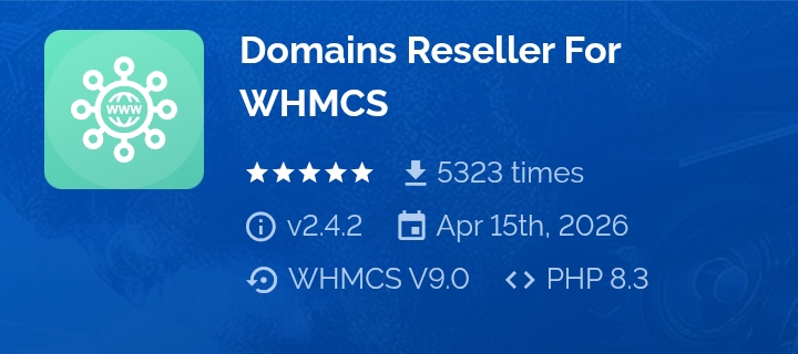 Domains Reseller Module For Whmcs